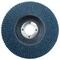 Weiler 5" Tiger Disc Abrasive Flap Disc, Flat (TY27), 80Z, 7/8" 50715 - alternate 2
